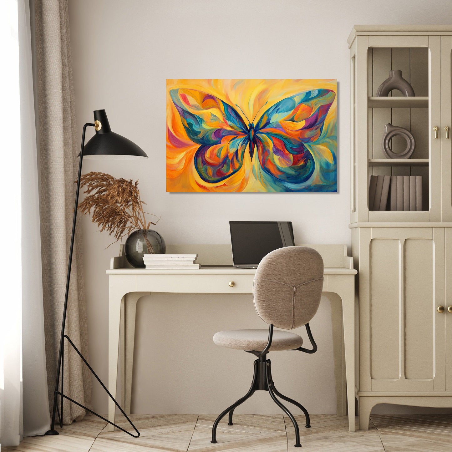 Whirling Butterfly Wings Canvas