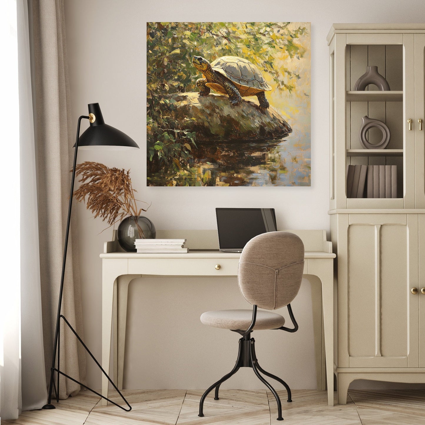 Turtle's Ascent Canvas