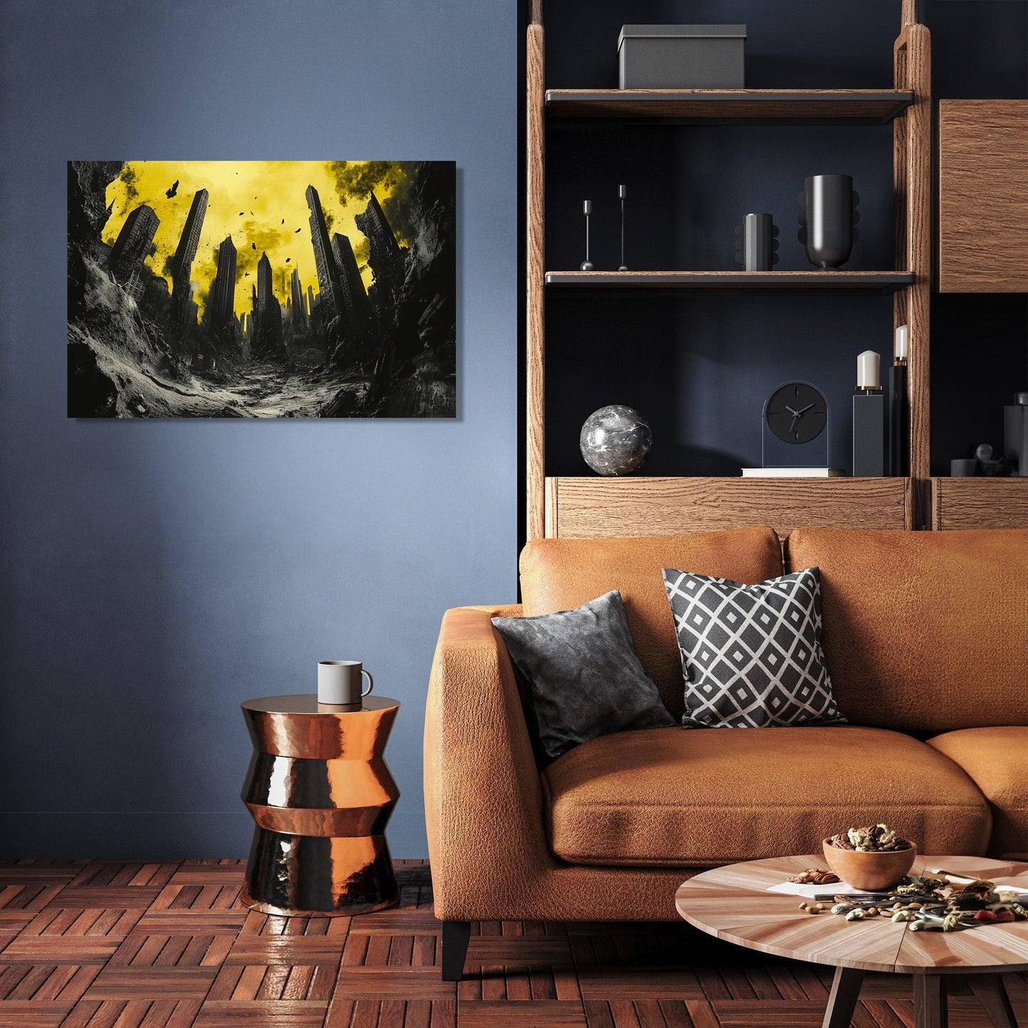 Abandoned City Spirits Canvas