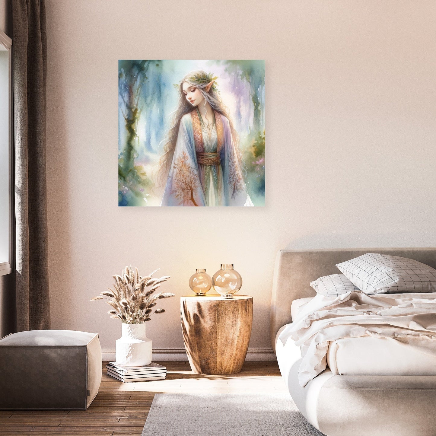 Mystic Forest Elf Canvas