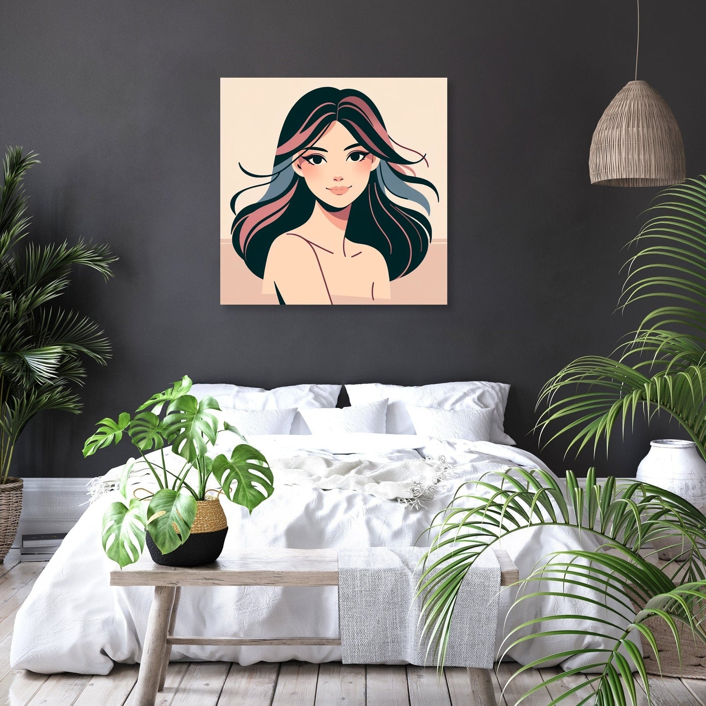 Elegant Beauty Canvas