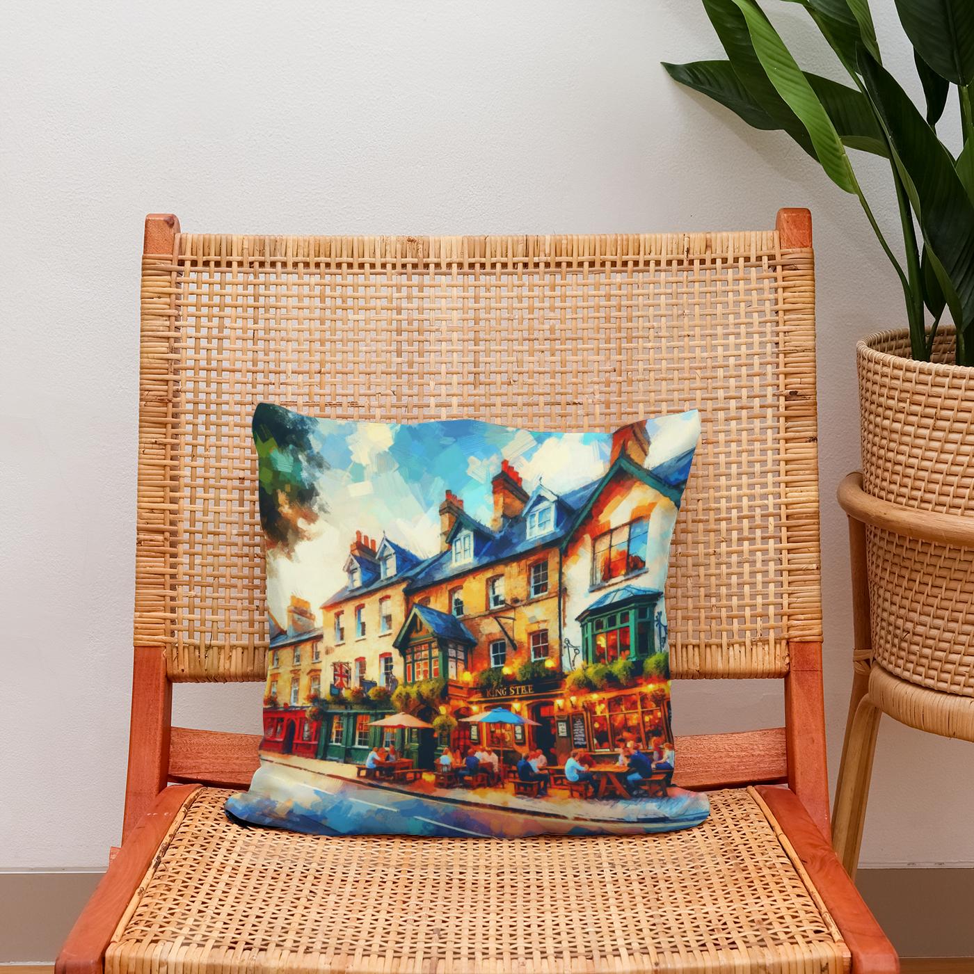 Bristol's King Street Warmth Cotton Cushion