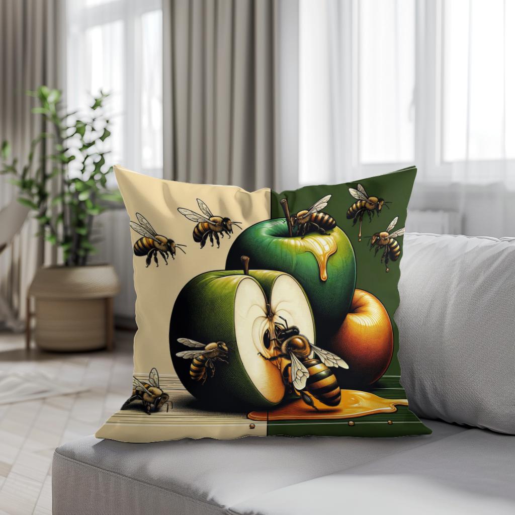 Nature's Sweet Symphony Cotton Cushion