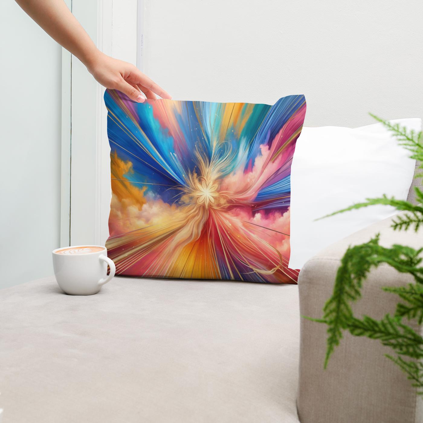 Vivid Harmony Cotton Cushion