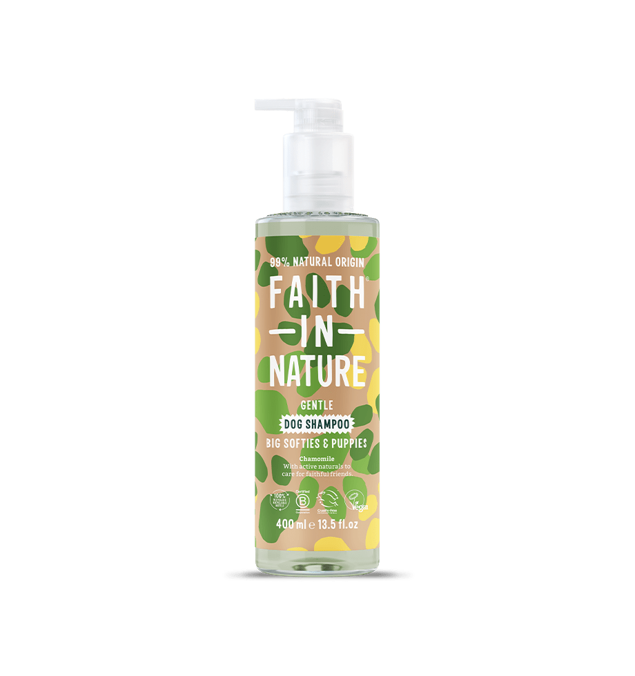 Chamomile Dog & Puppy Shampoo 400ml – 99.5% Natural Origin, pH Balanced