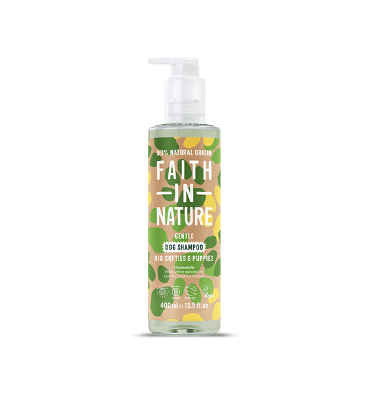 Chamomile Dog & Puppy Shampoo 400ml – 99.5% Natural Origin, pH Balanced