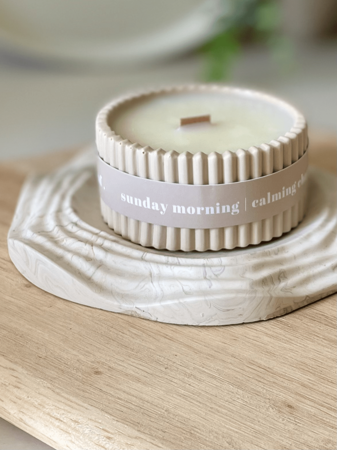 Chamomile Luxury Soy Candle – Relaxing Scandi-Inspired Fragrance