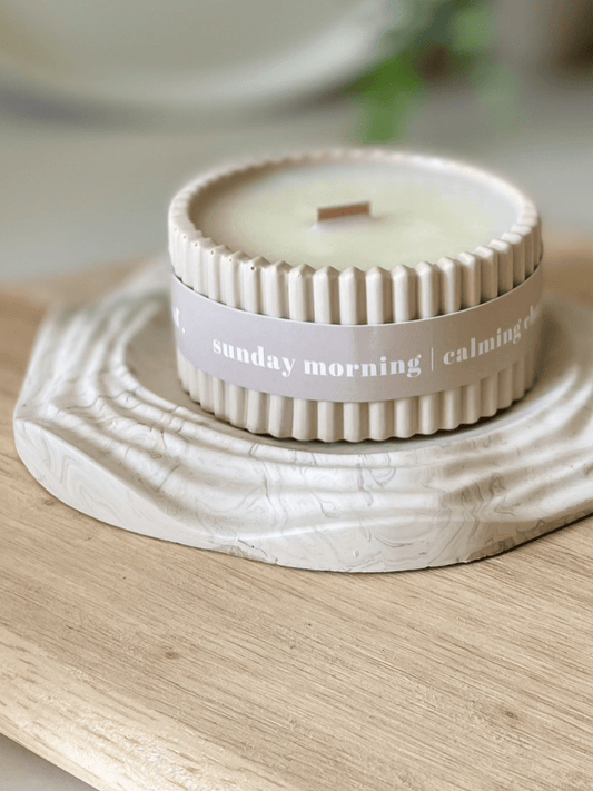 Chamomile Luxury Soy Candle – Relaxing Scandi-Inspired Fragrance