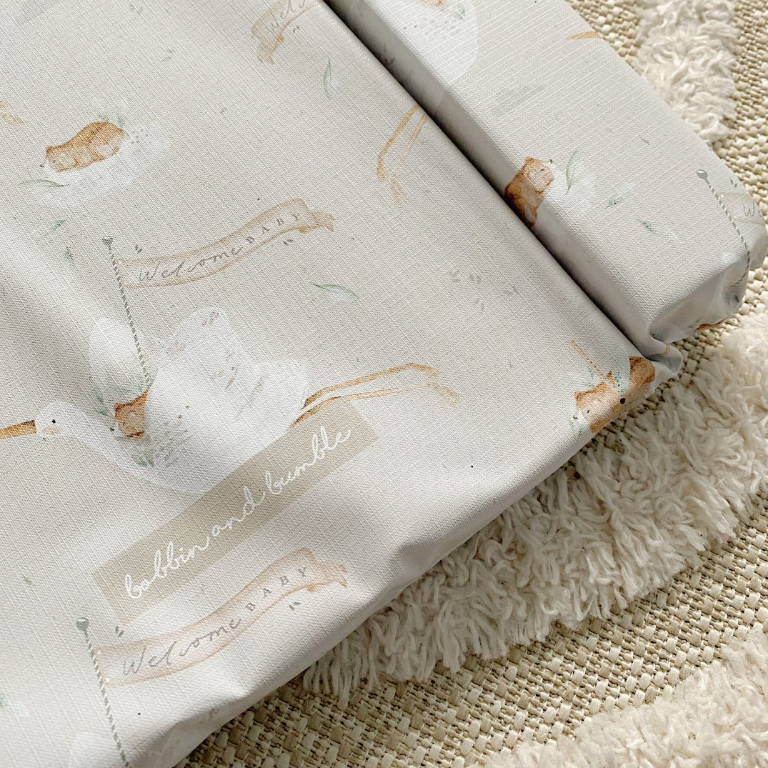 Standard Changing Mat - Welcome Baby Unisex Print