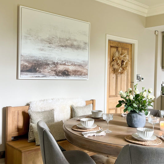 Echoes Landscape Framed Printed Canvas