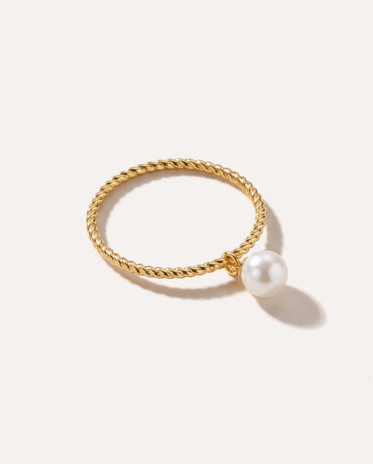 Charm Pearl Ring