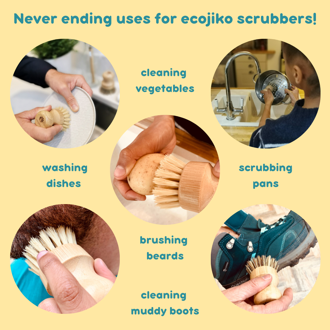 Pot Scrubbing Brushes | Set of 2