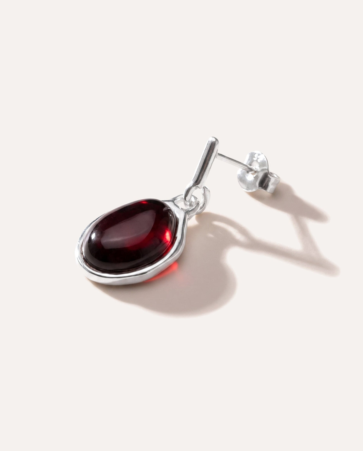 Cherry Amber ELEMENTS Drop Earrings