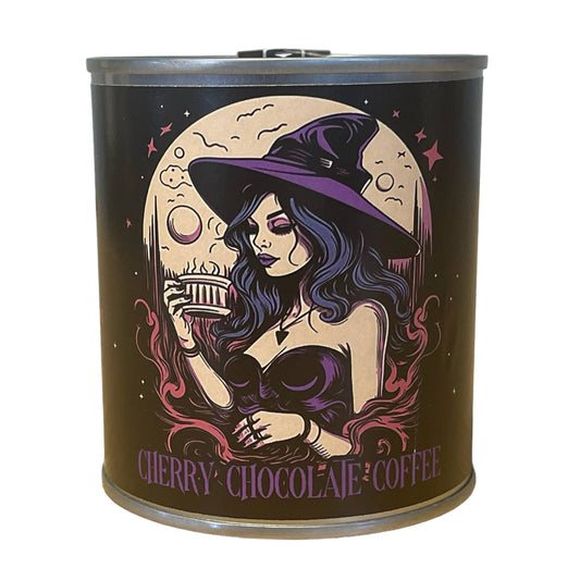 Cherry Chocolate Flavour Ground Coffee – Cafe Tarot 100ml Tin