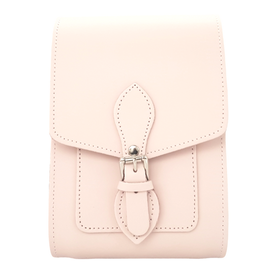 Handmade Leather Festival Phone Bag - Cherry Blossom