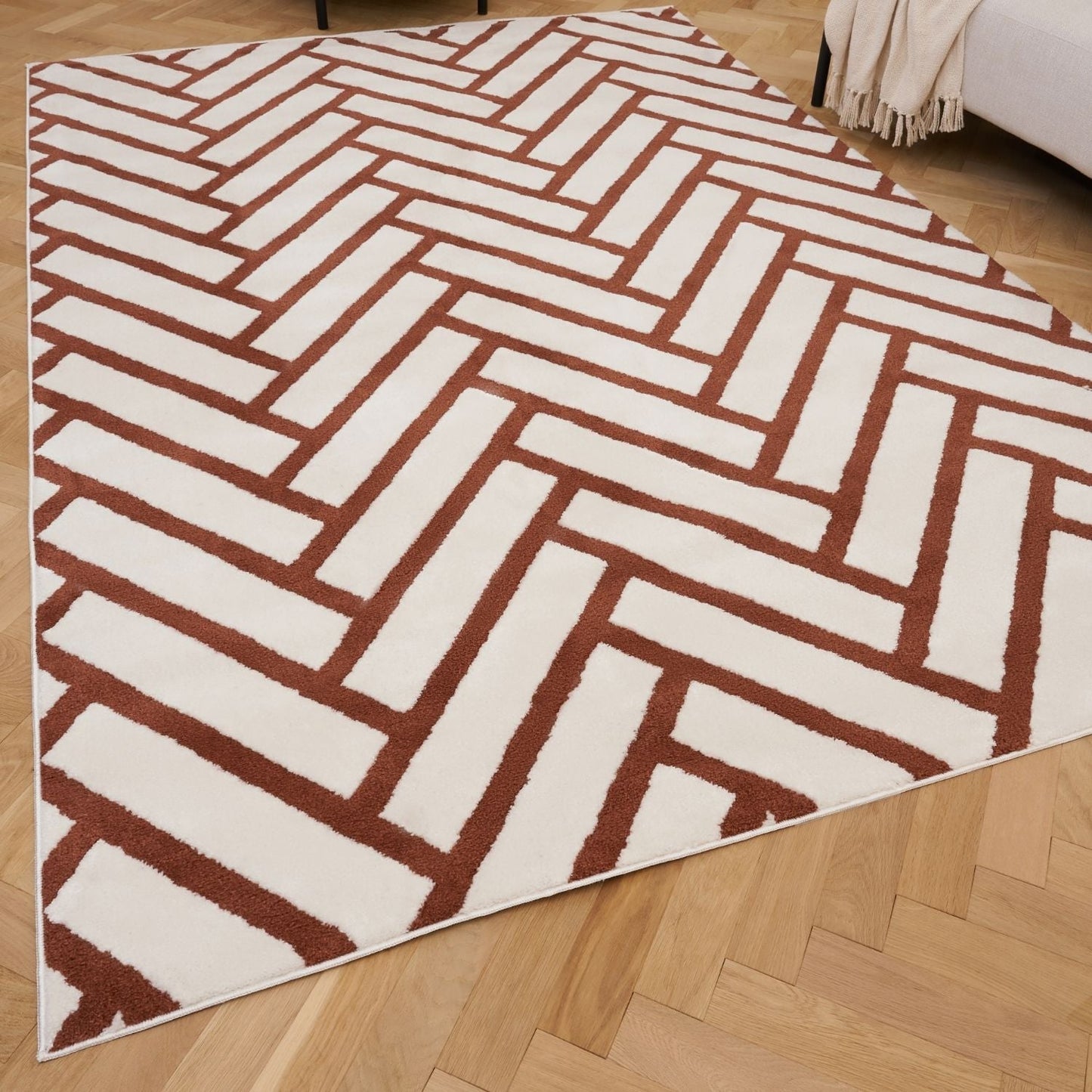 Loft Chevron Terra Rug