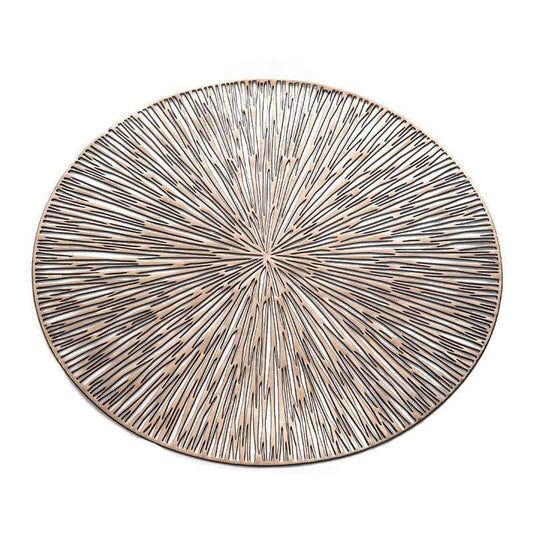 Chic Home Placemats - Gold - Set of 2