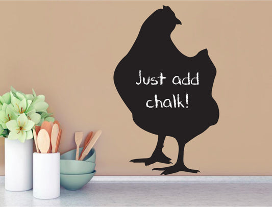Chicken Blackboard Wall Sticker