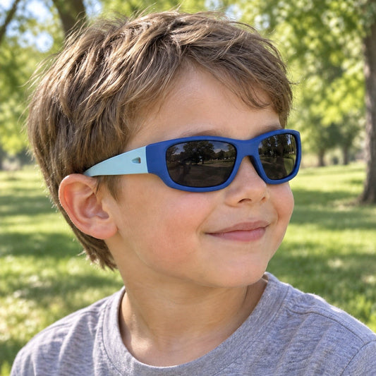Ocean Blue Kids Sunglasses | Signature Lens | Snug Fit | 6-12 Years