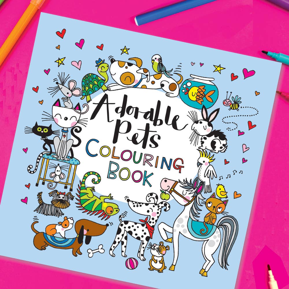 Children’s Adorable Pets Colouring Book for Animal Lovers