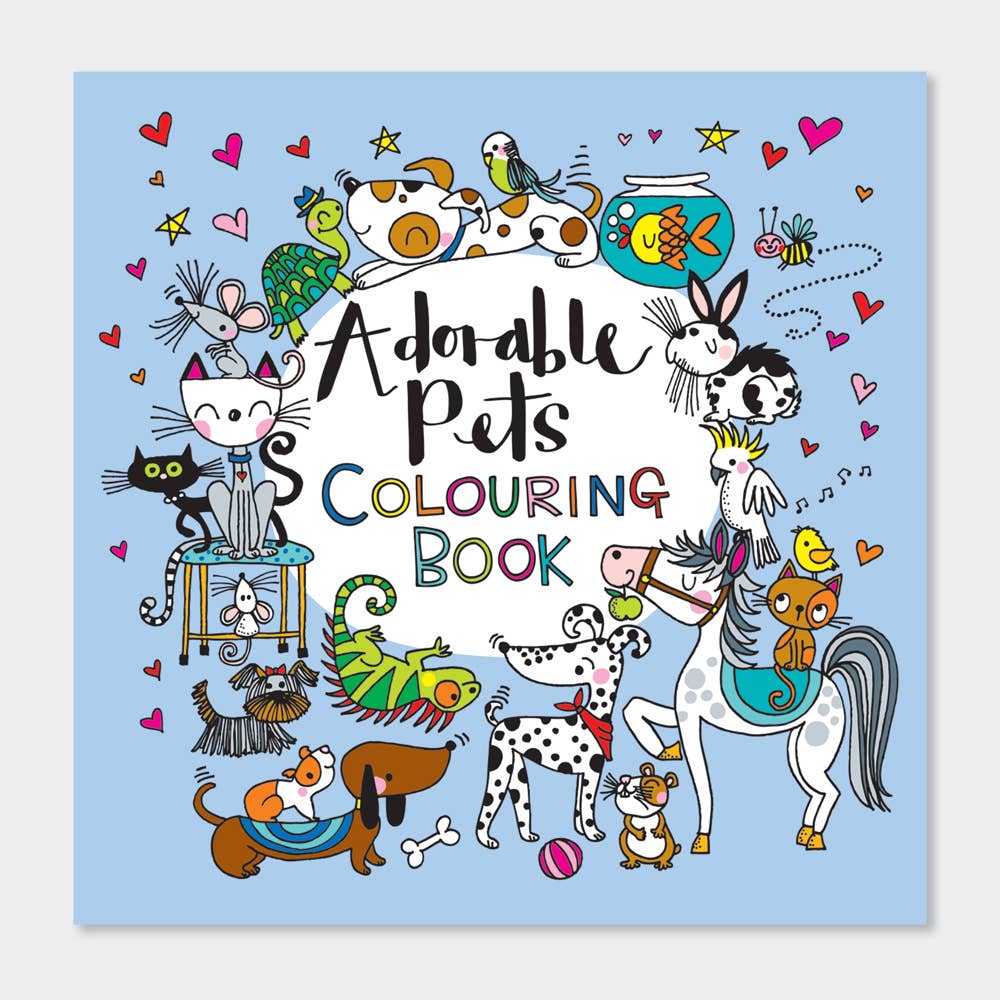 Children’s Adorable Pets Colouring Book for Animal Lovers