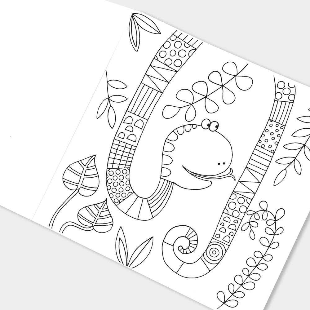 Children’s Jungle Colouring Book for Creative Play