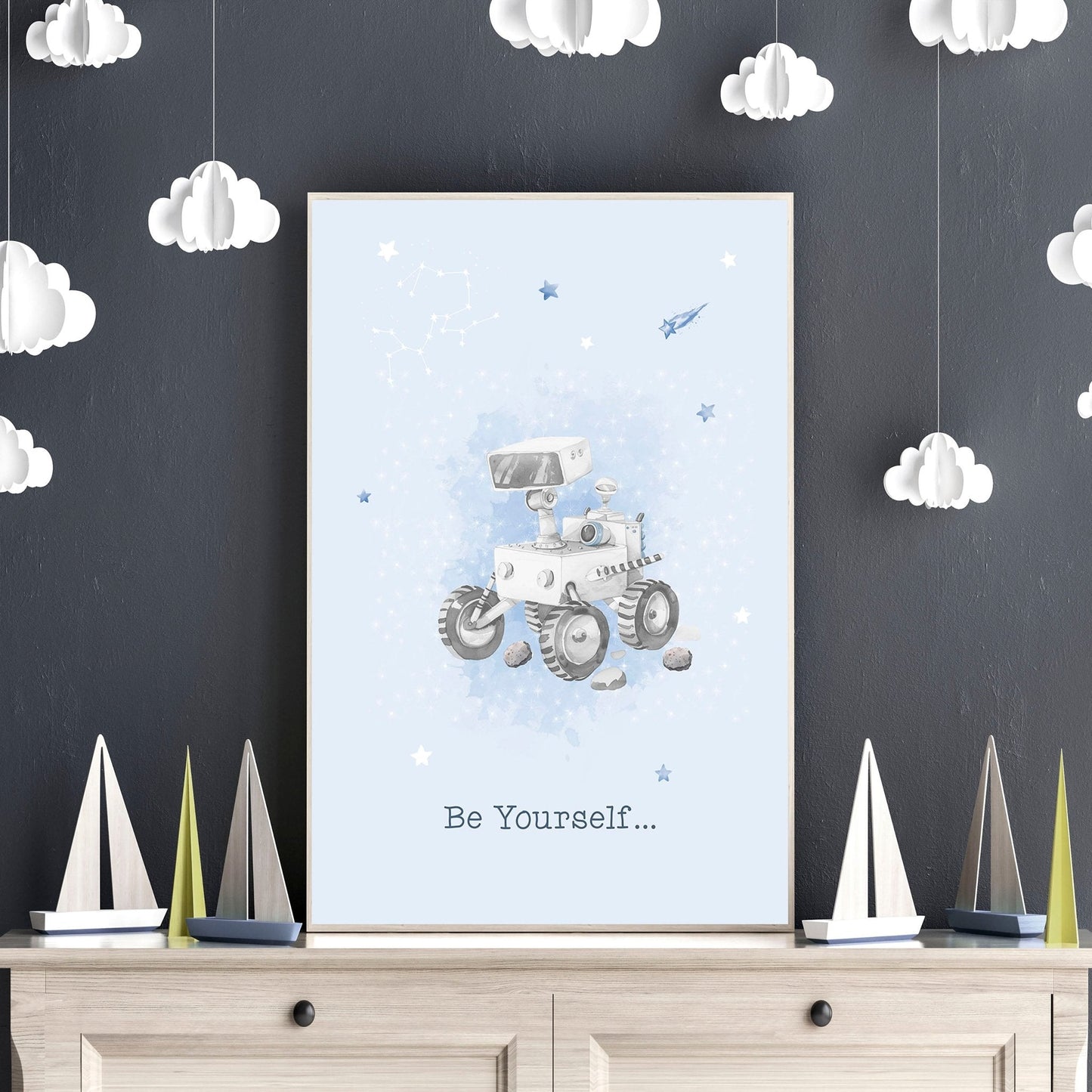 Childrens Prints For Bedroom | Set of 3 wall art prints