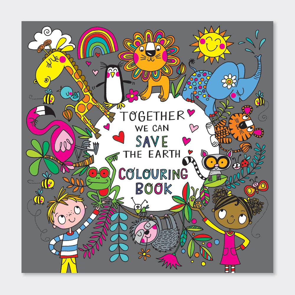 Children’s Save the Earth Colouring Book for Creative Learning