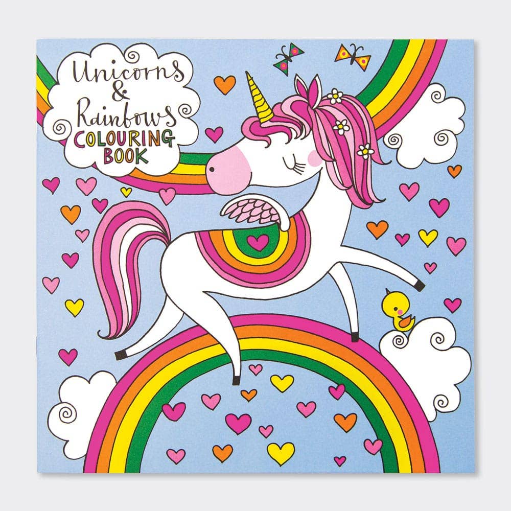 Children’s Unicorns & Rainbows Colouring Book for Creative Fun