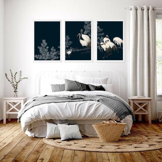 Chinese Art Wall Decor | Set of 3 Asian Inspired Wall art Prints
