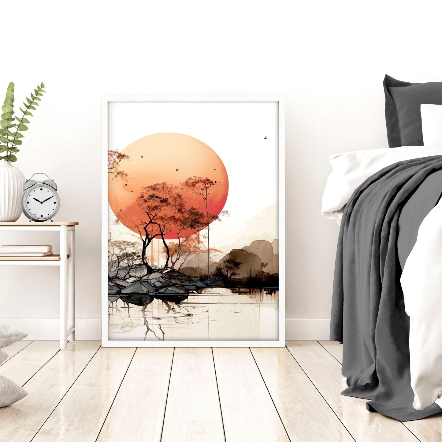 Chinese Wall Art | Set of 3 Asian Inspired Wall art Prints