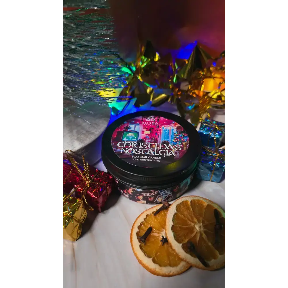 Christmas Nostalgia - Christmas Tin Candle