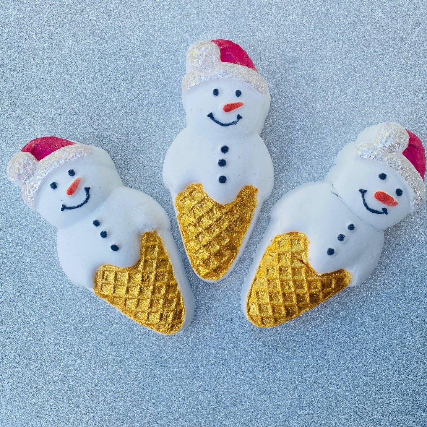 Christmas Santa Snow Cone Rainbow Bath Bomb