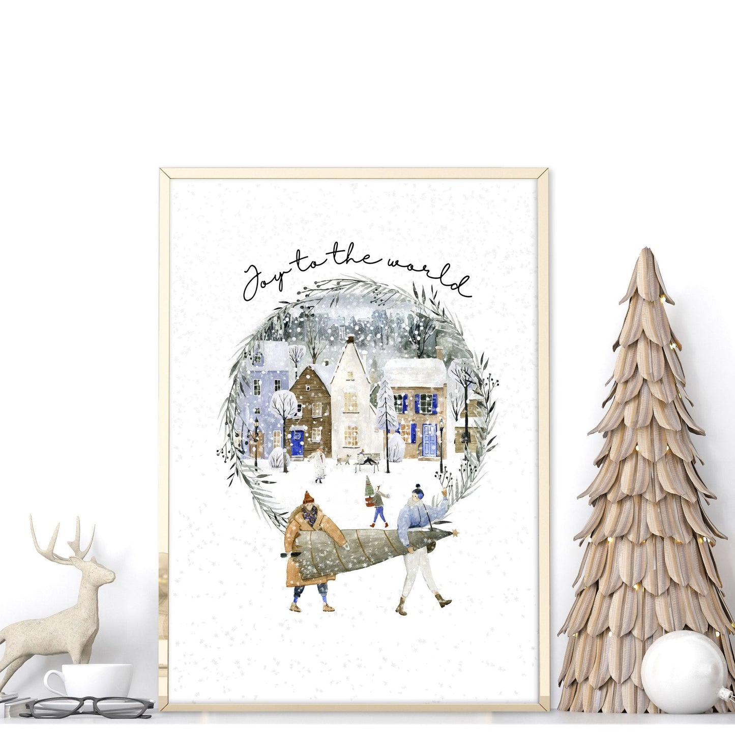 Wall decor for Christmas | wall art print