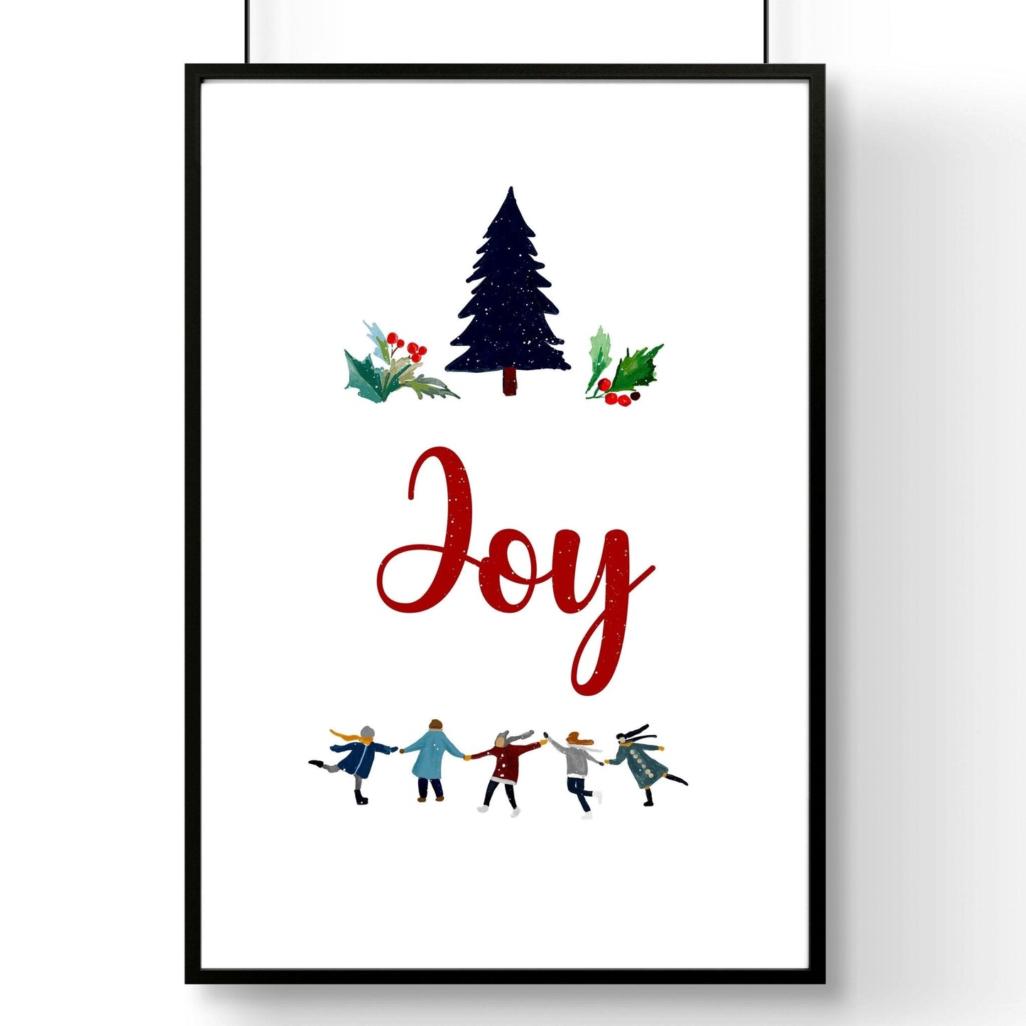 Christmas wall decorations | wall art print