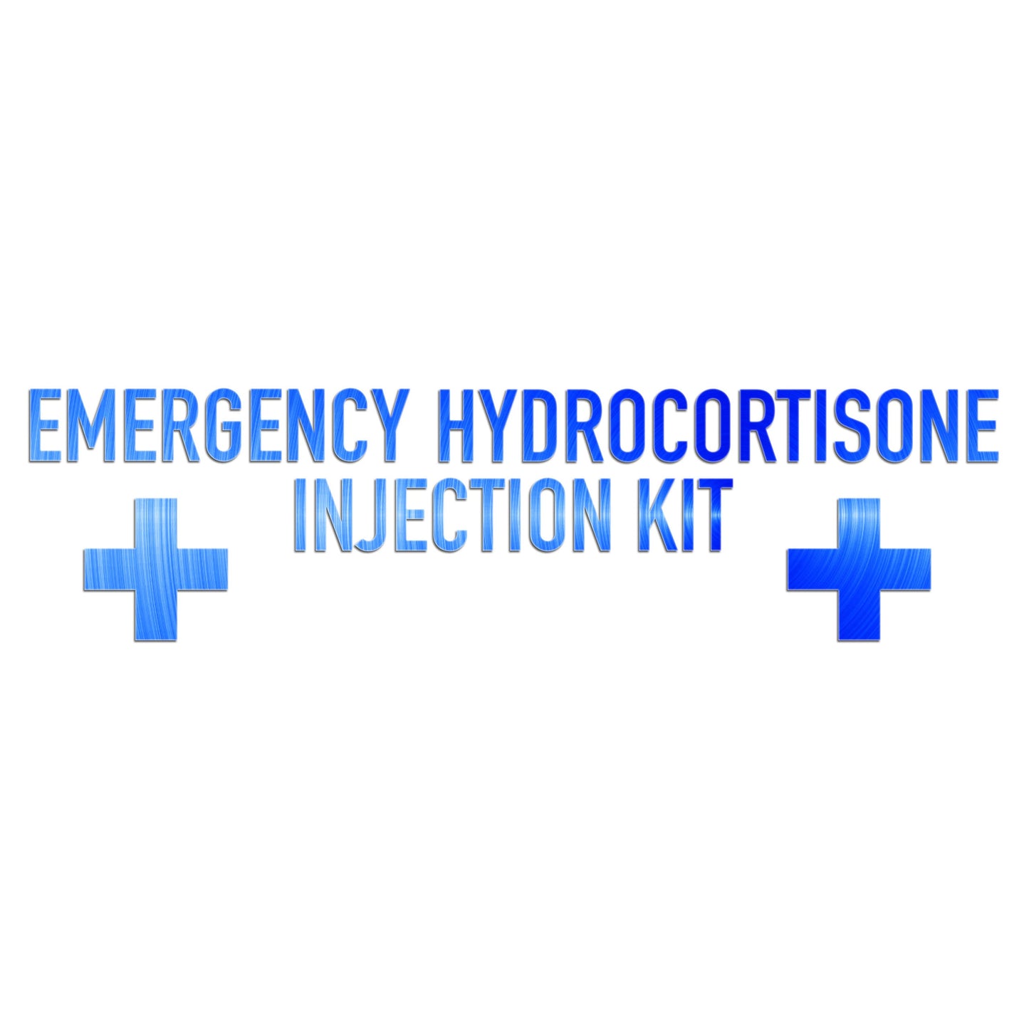 Emergency Hydrocortisone Injection Kit Sticker