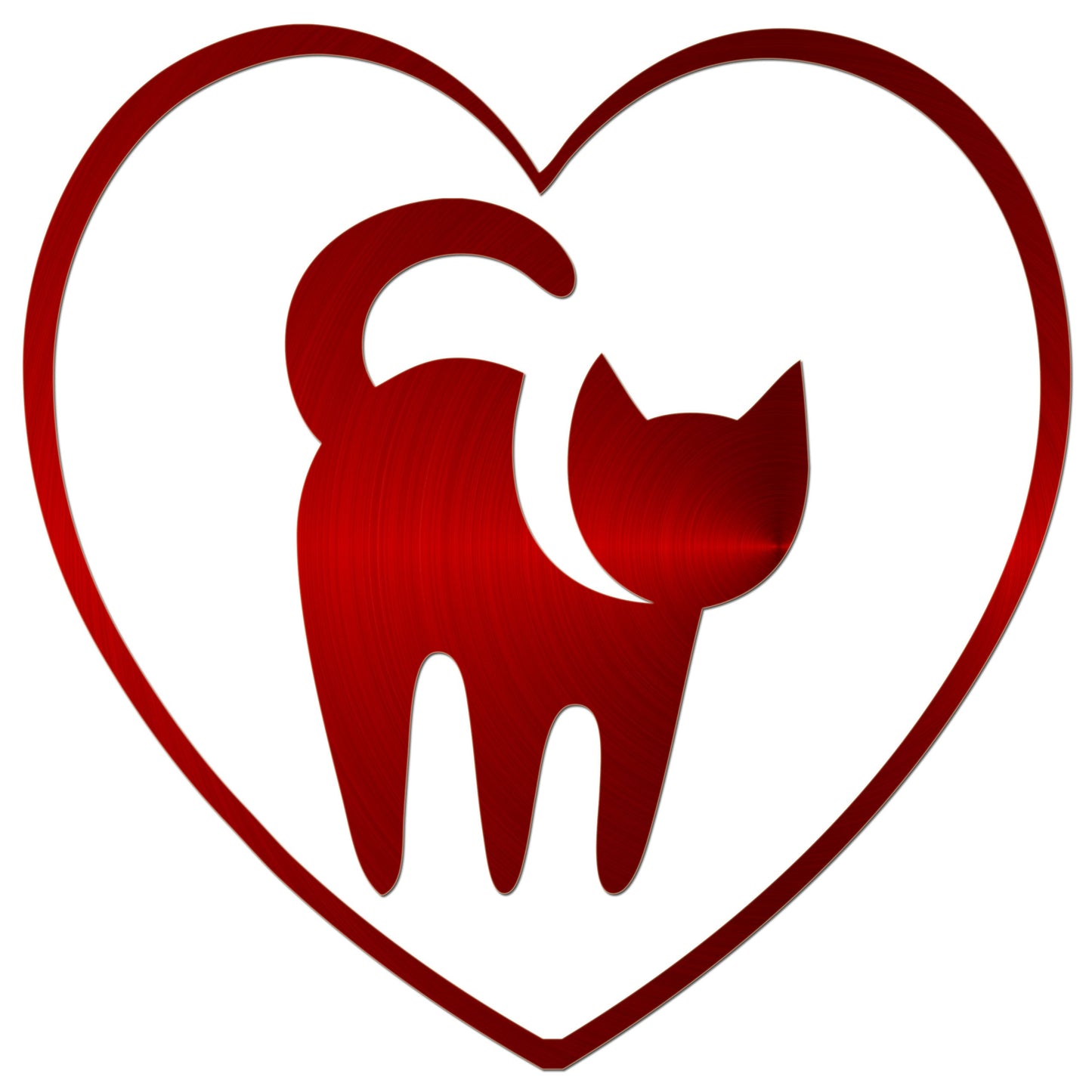 I Love My Cat Sticker