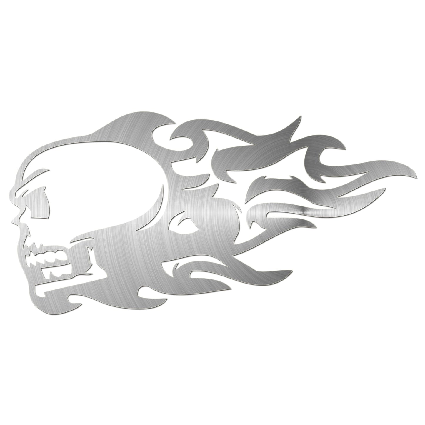 Flaming Skull Sticker