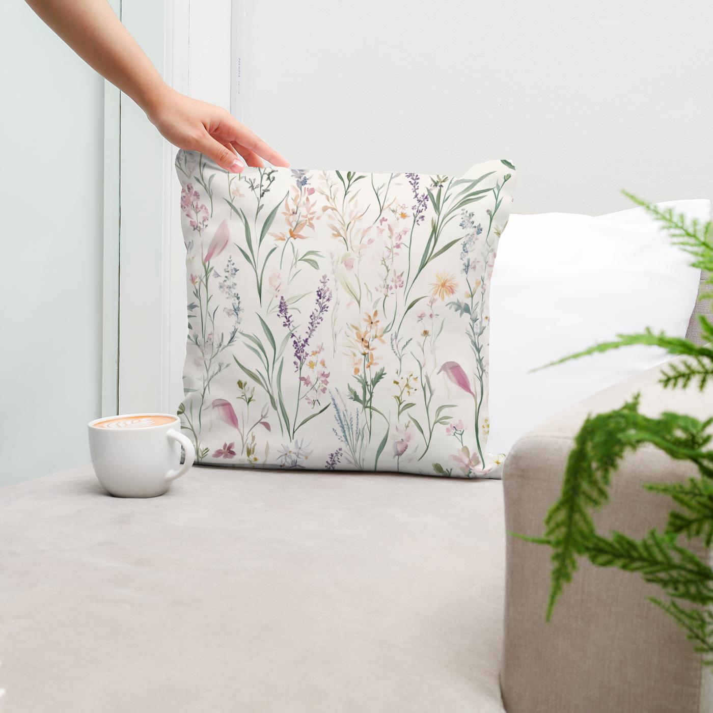 Meadow Whispers Cotton Cushion