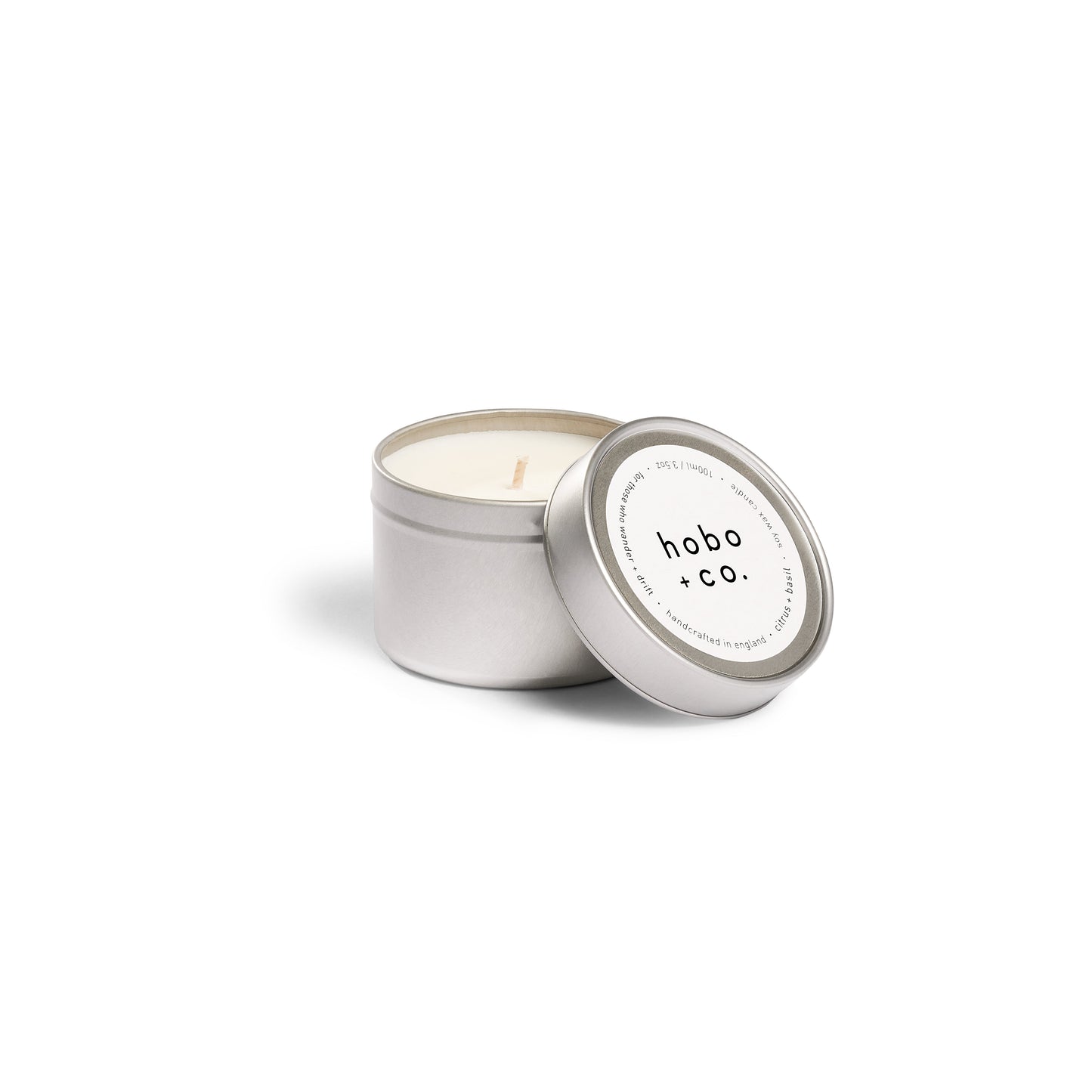 Travel Size Citrus and Basil Candle