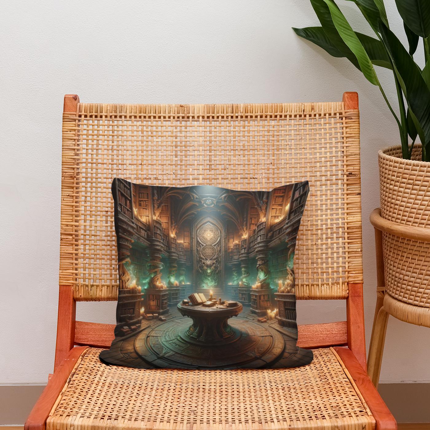Celestial Radiance Cotton Cushion