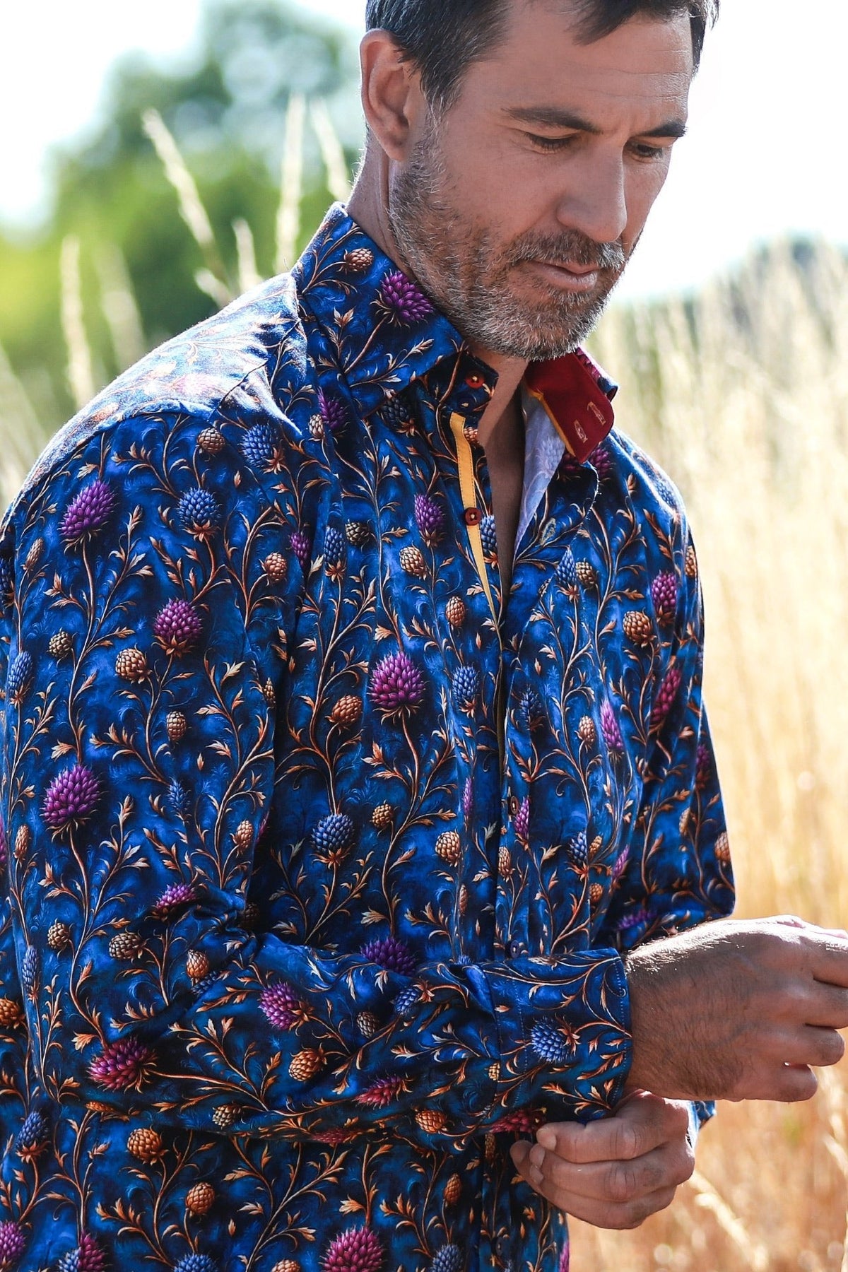 Highland Thistles Print Shirt