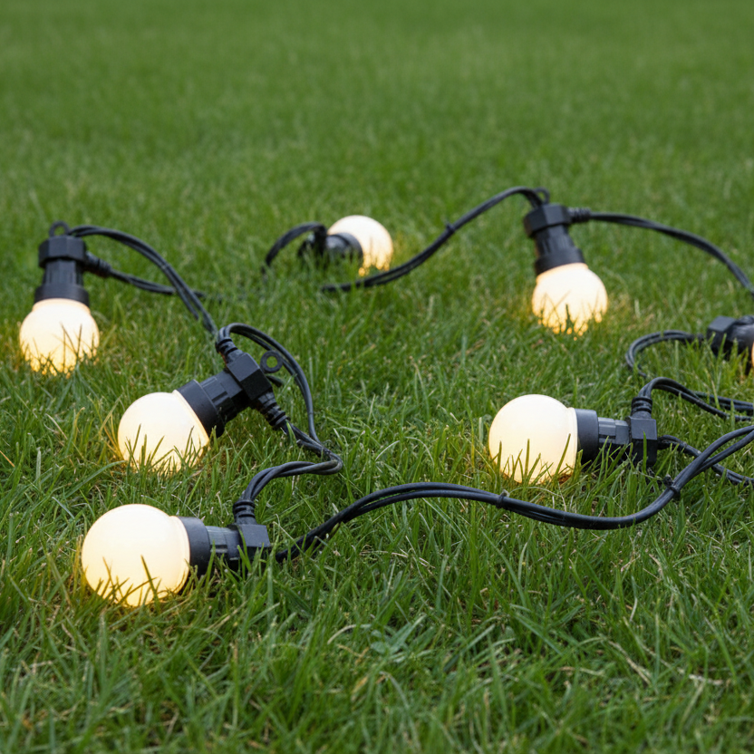 23M / 75FT Classic Festoon LED Outdoor String Lights Warm White