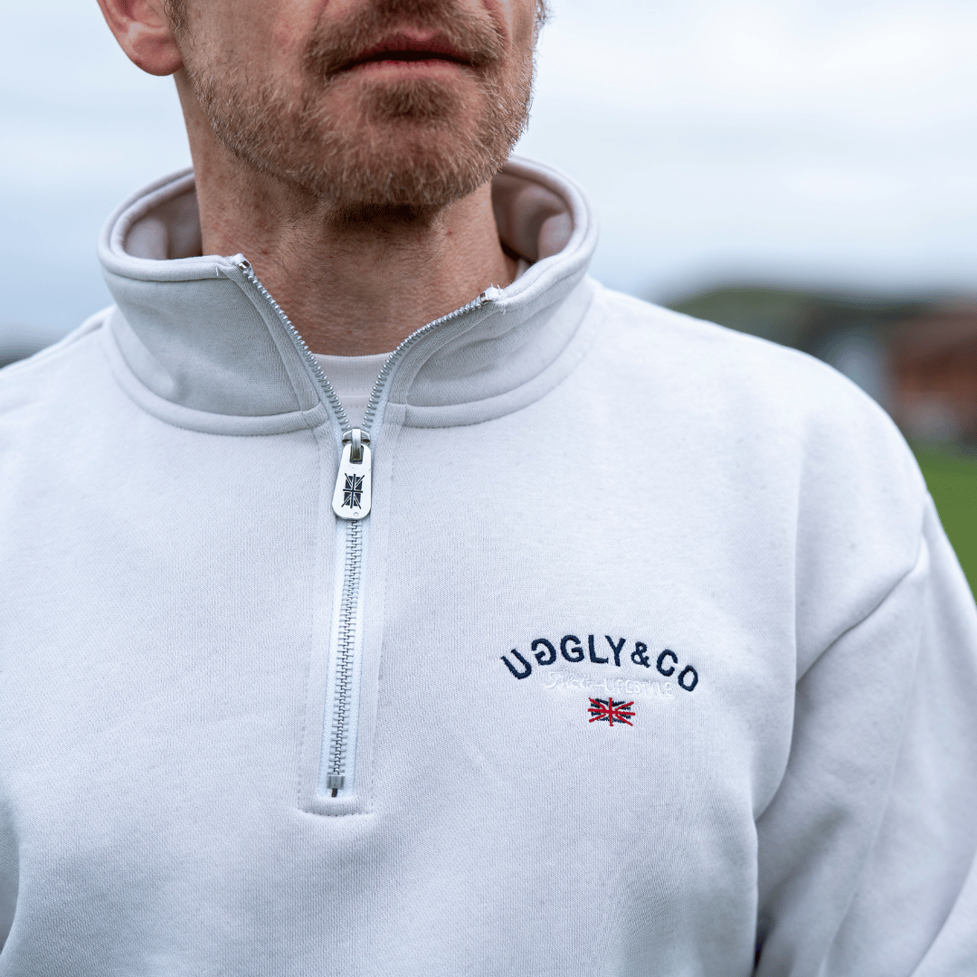 Stone Union Jack Quater-Zip