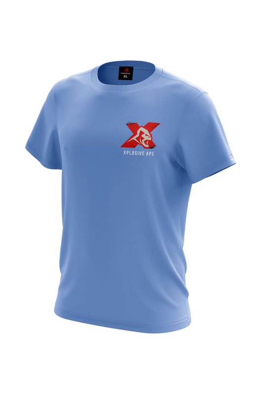 XAPE Chalk Grit Tee - Carolina Blue