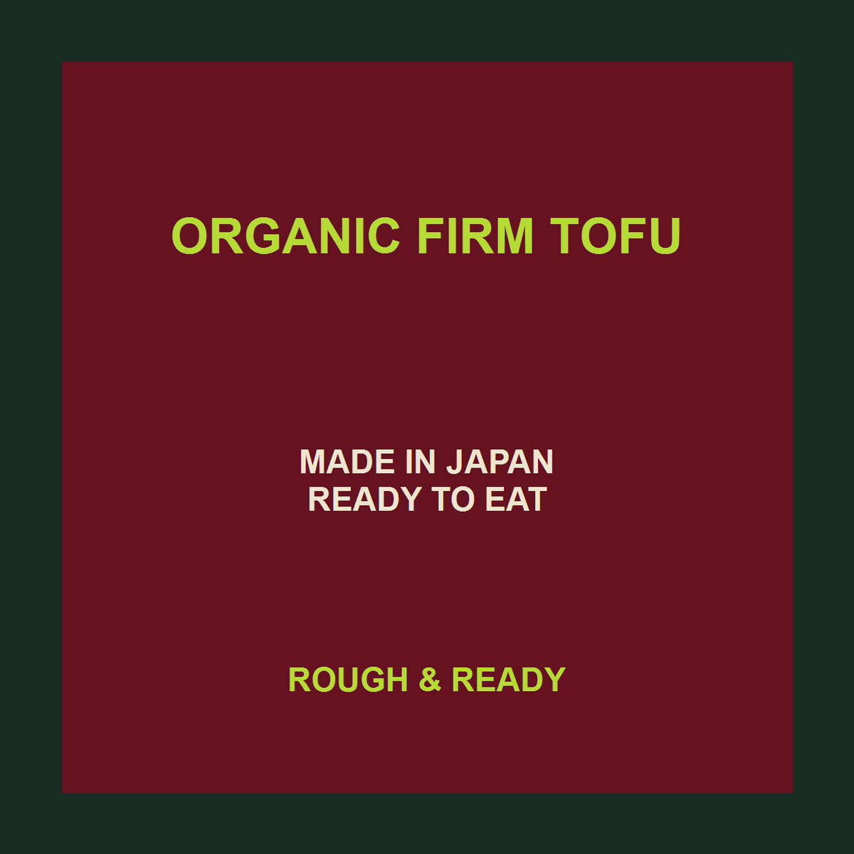 Clearspring Organic Tofu