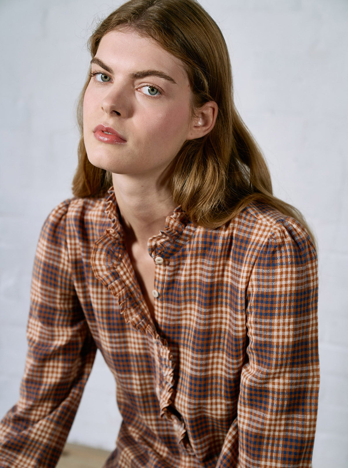 lina blouse | indigo spice