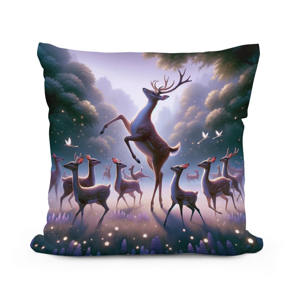 Ballet Deer Cotton Cushion