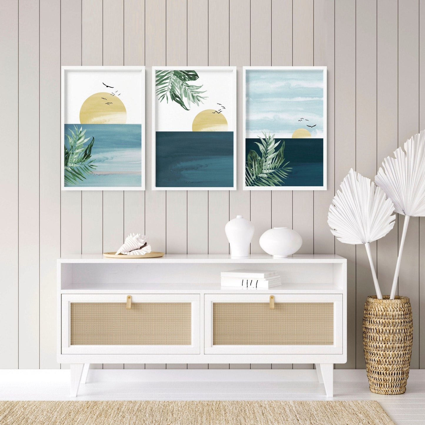 Tropical wall art | Set of 3 wall art prints