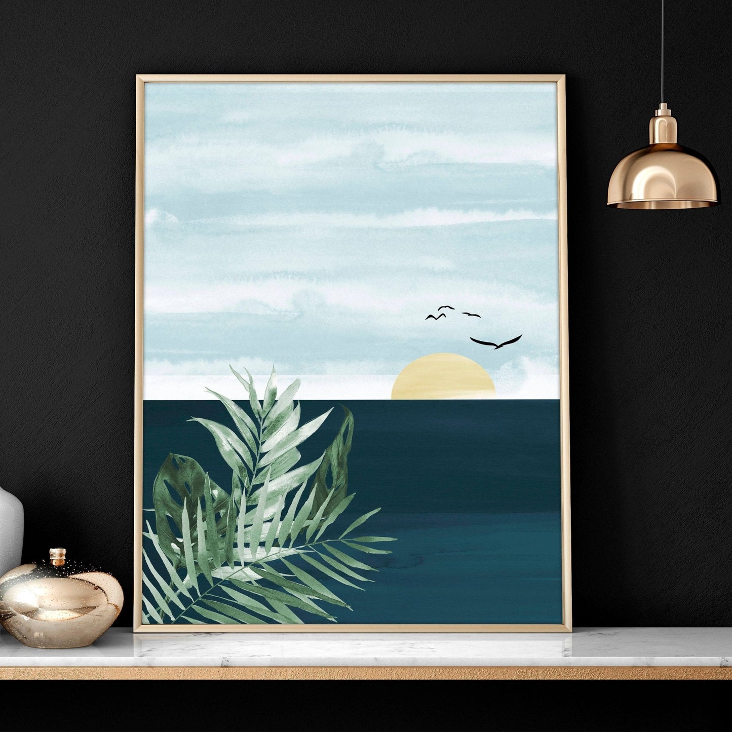 Tropical wall art | Set of 3 wall art prints